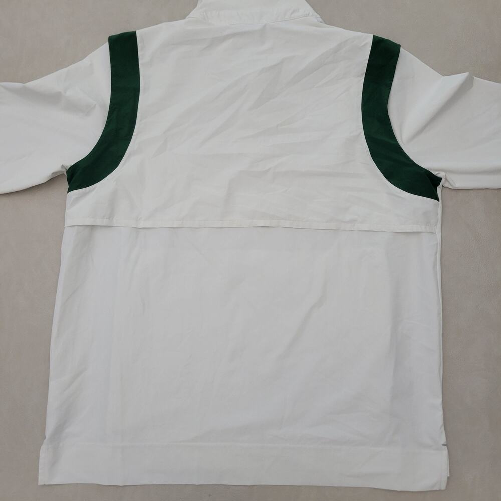 Mens Nike XL White Michigan State Spartans Sideline Lockdown Half Zip Jacket - Picture 8 of 13